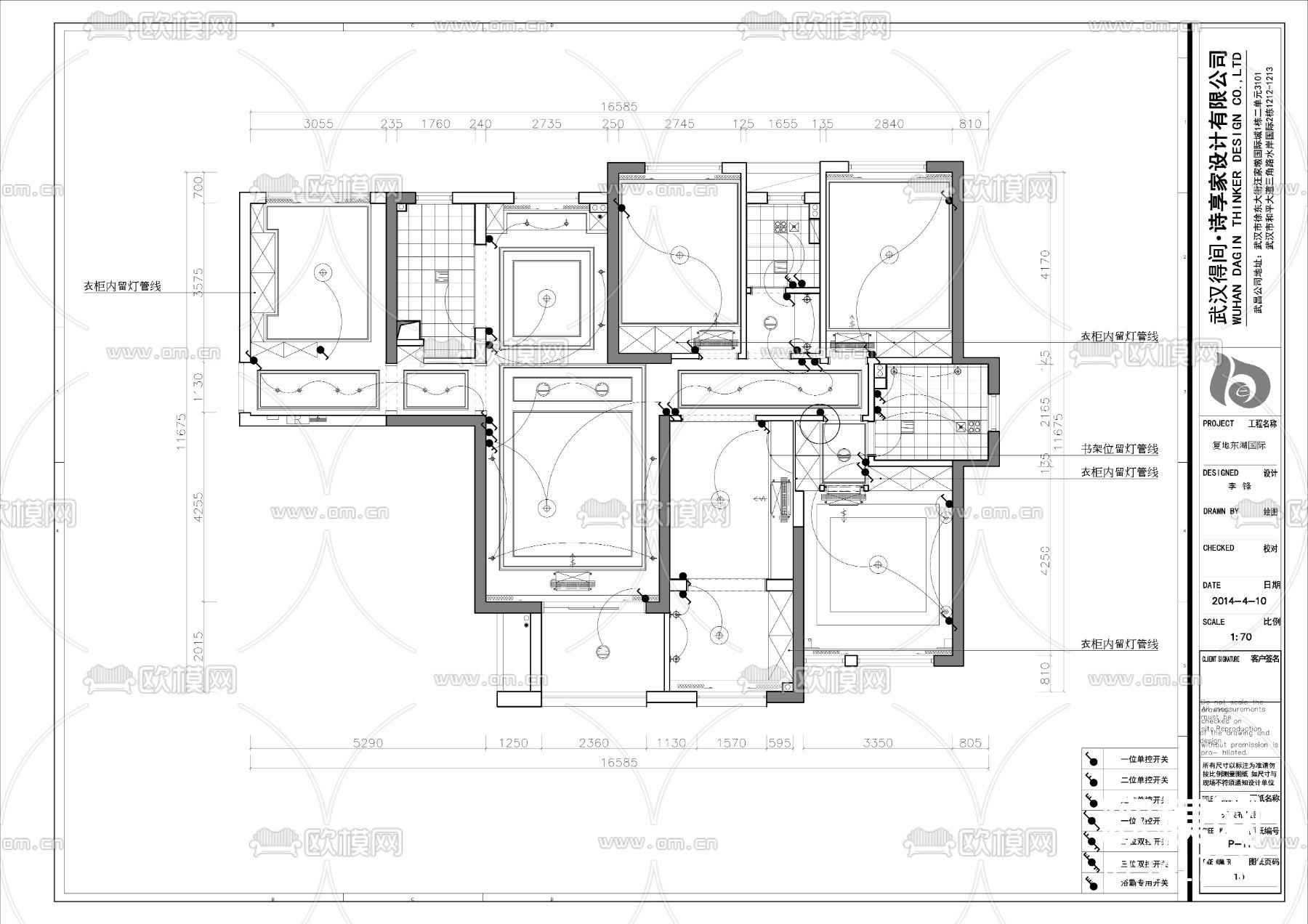 欧式施工图下载（渲染图3）