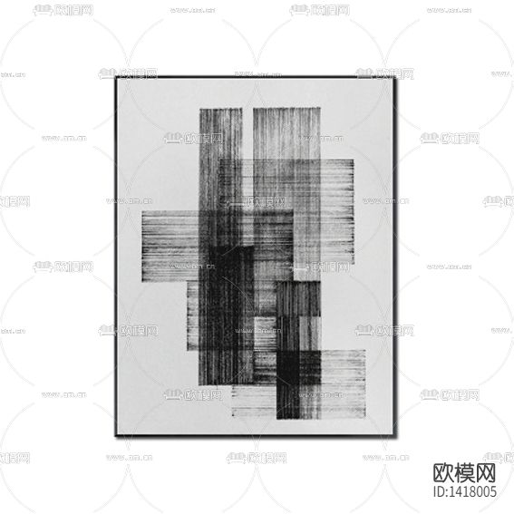 现代简约创意几何线条装饰画下载