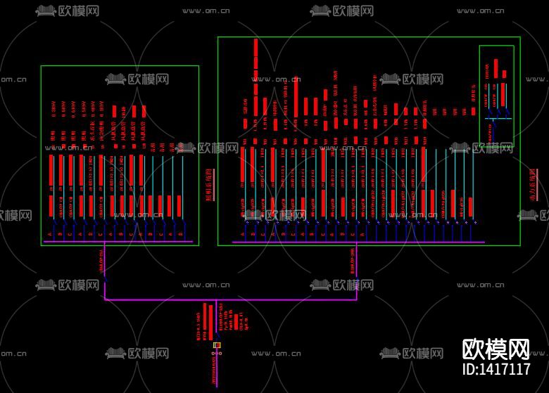 便利店建筑装修水电CAD图纸下载（渲染图9）