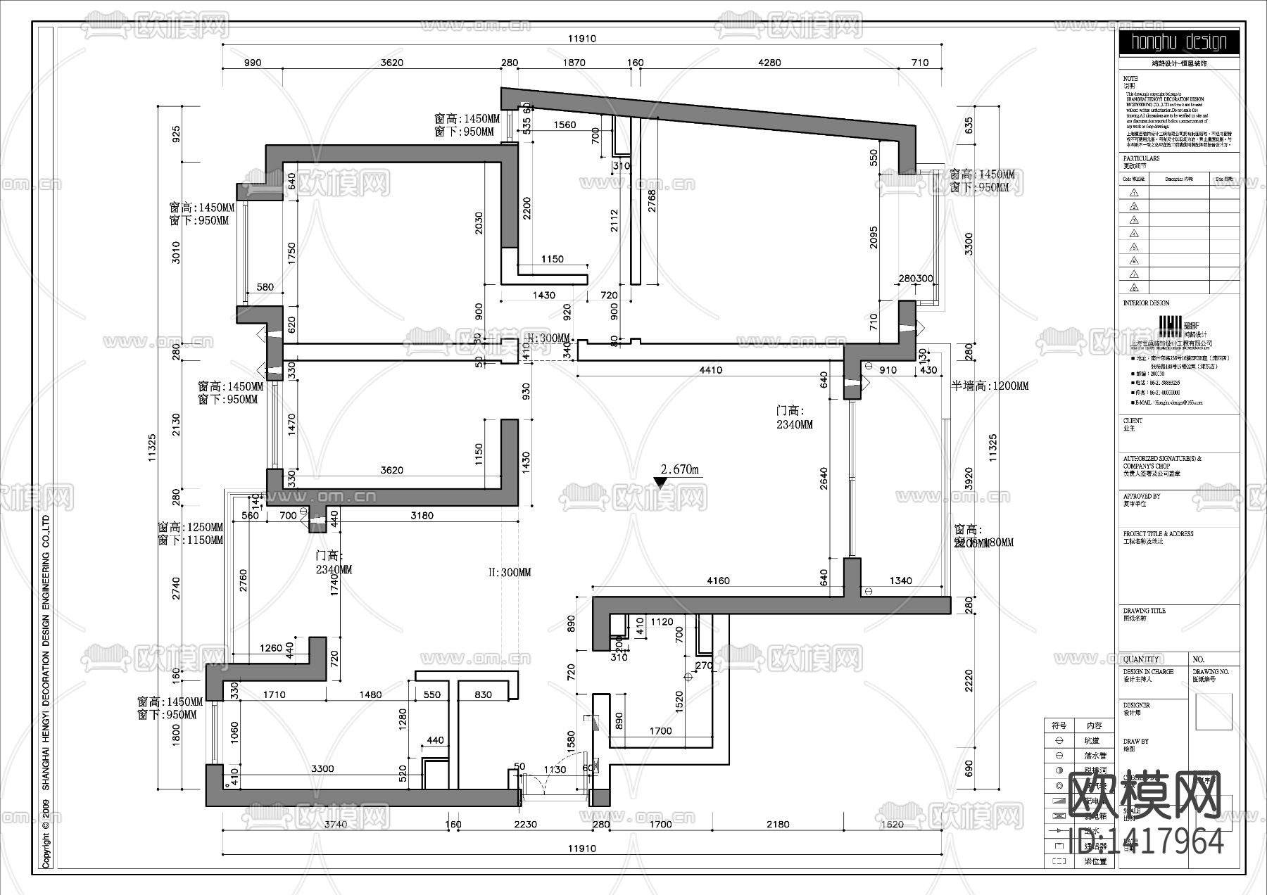 欧式施工图下载（渲染图6）
