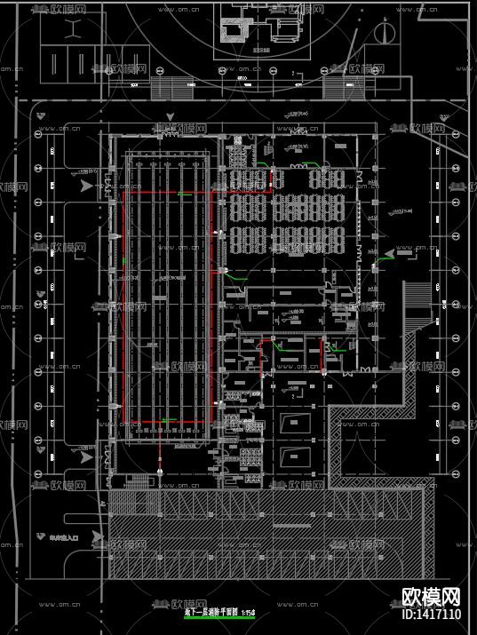 教学楼给排水图下载（渲染图2）