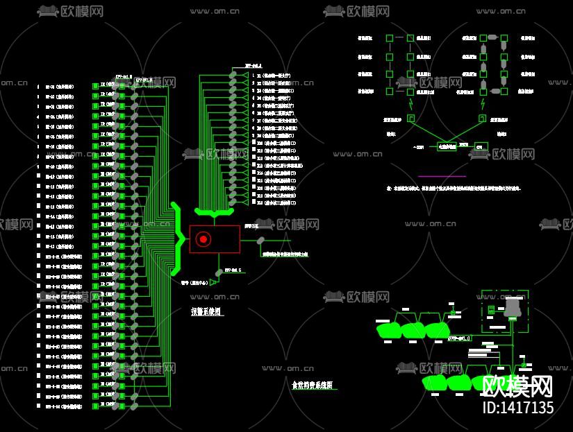 标准厂房弱电设计图下载（渲染图6）