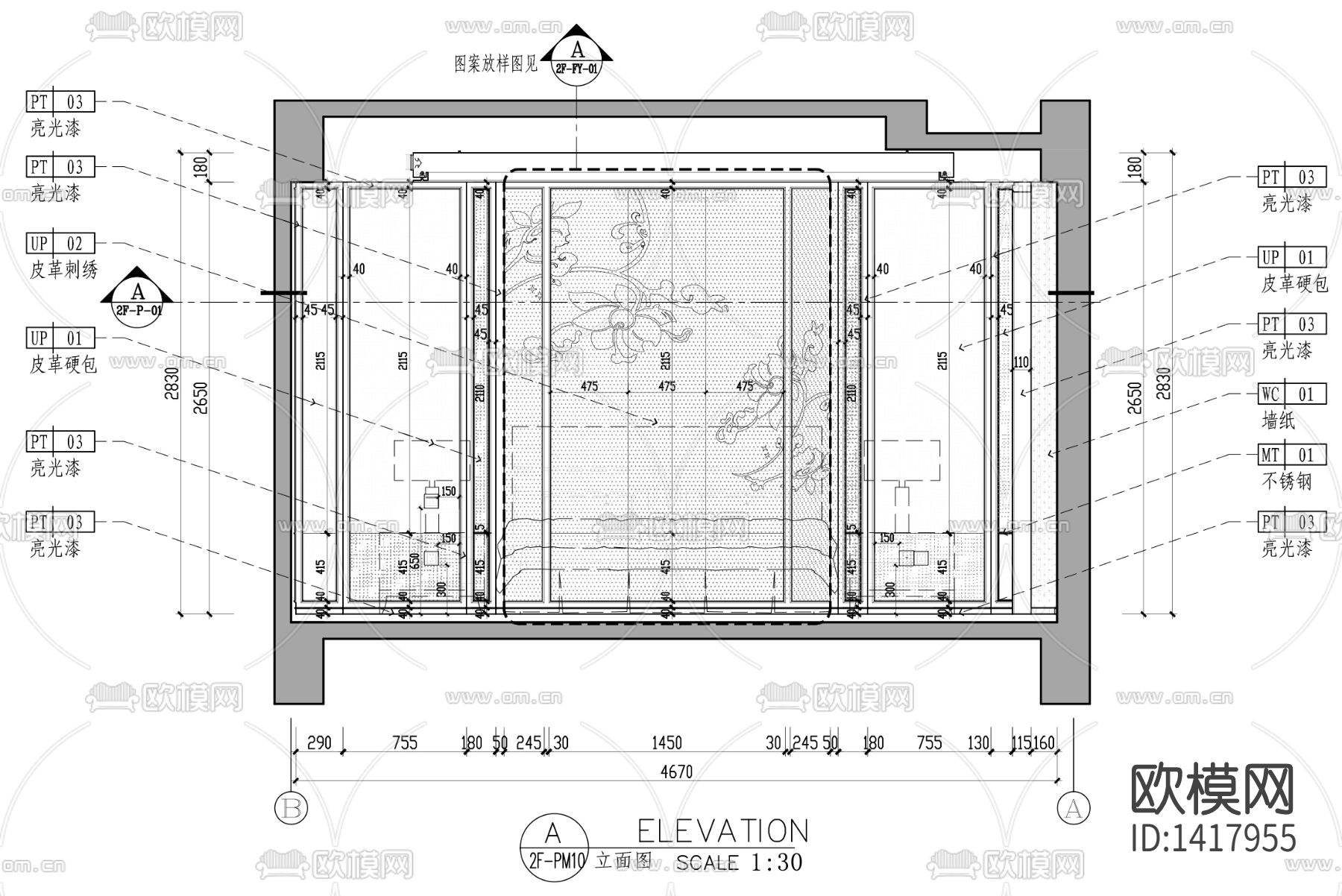 欧式施工图下载（渲染图2）