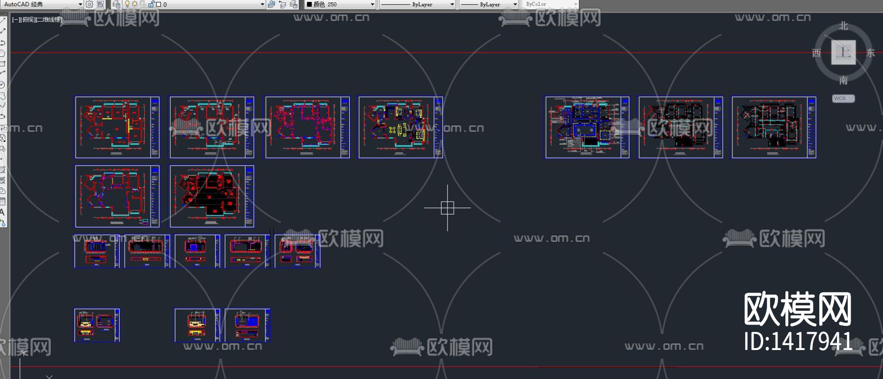 欧式施工图下载（渲染图8）
