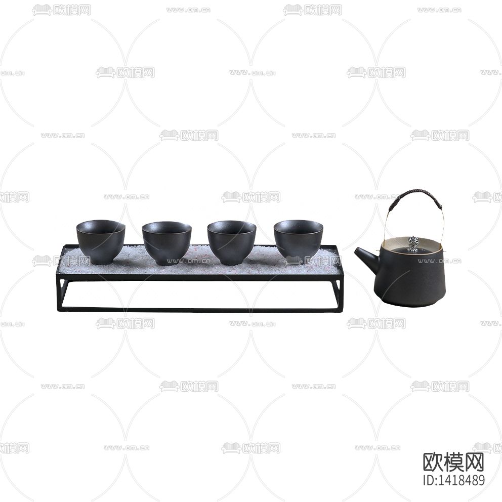 新中式禅意陶瓷茶具下载