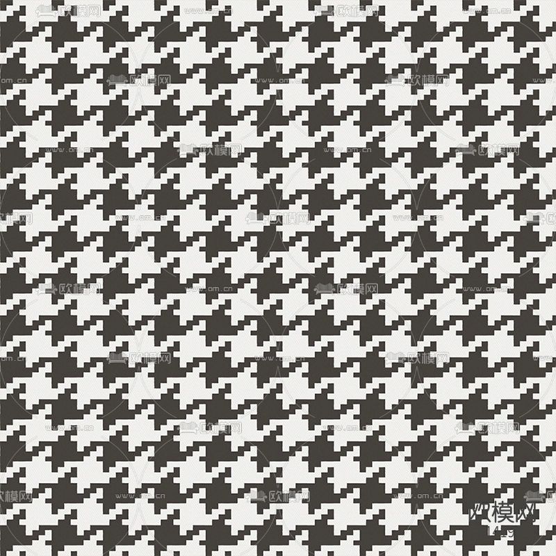 现代简约创意几何千鸟格背景墙布