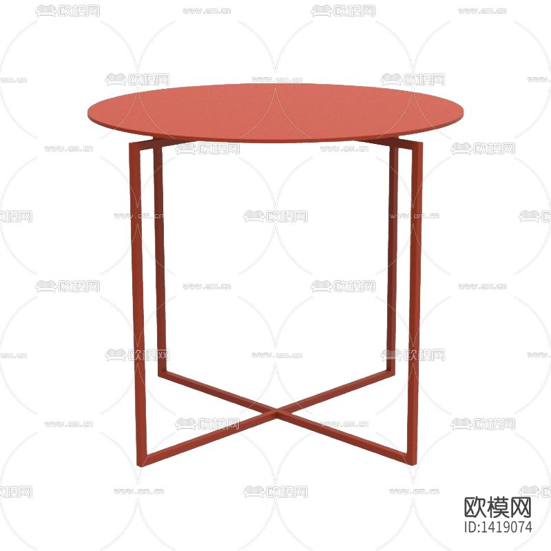 北欧极简创意金属圆形边几下载