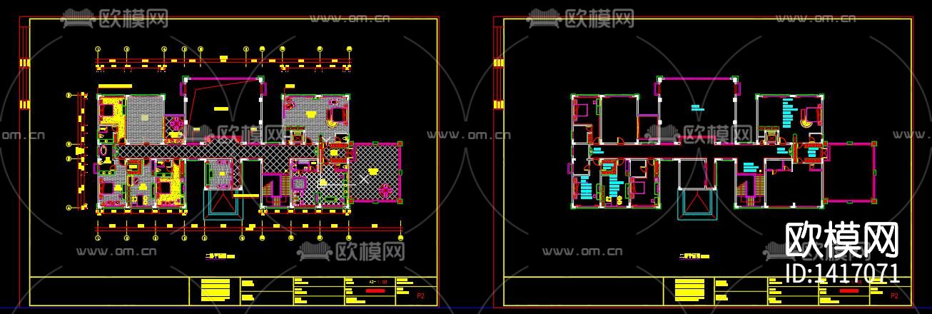 家居软装陈设cad施工图