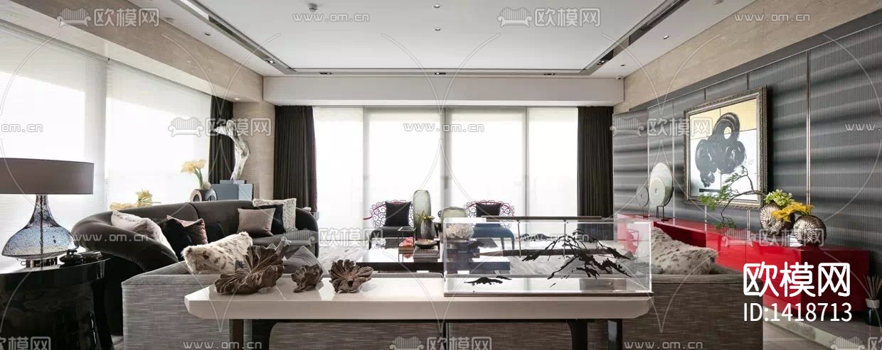 家装cad施工图下载（渲染图9）