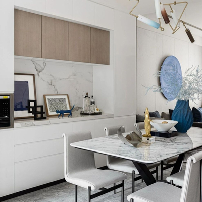 集艾设计 现代轻奢餐厅