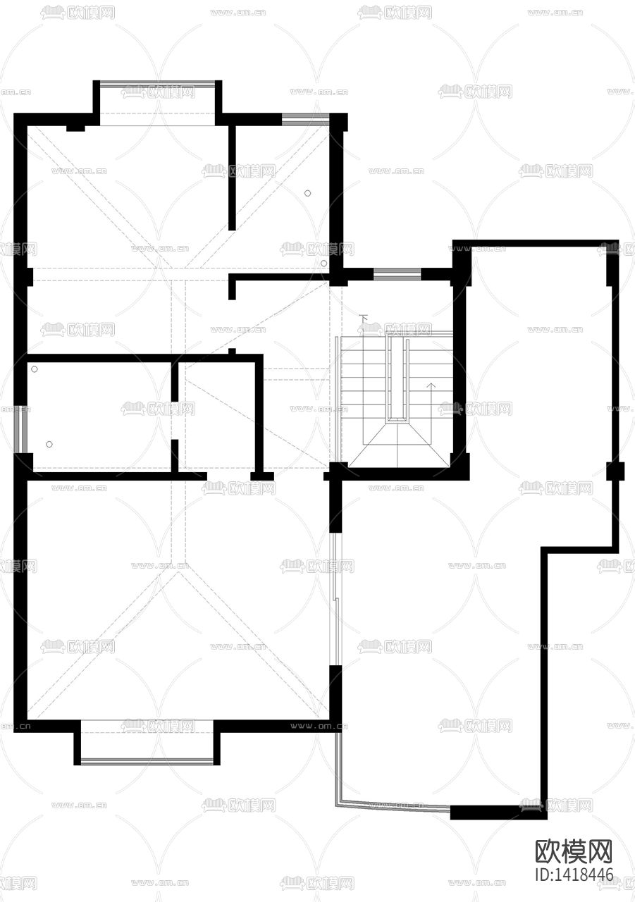 家装cad施工图下载（渲染图2）