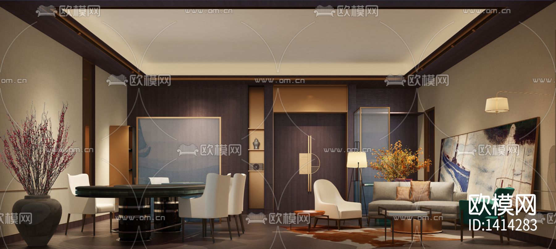 深圳中国杯帆船会所cad施工图下载（渲染图8）