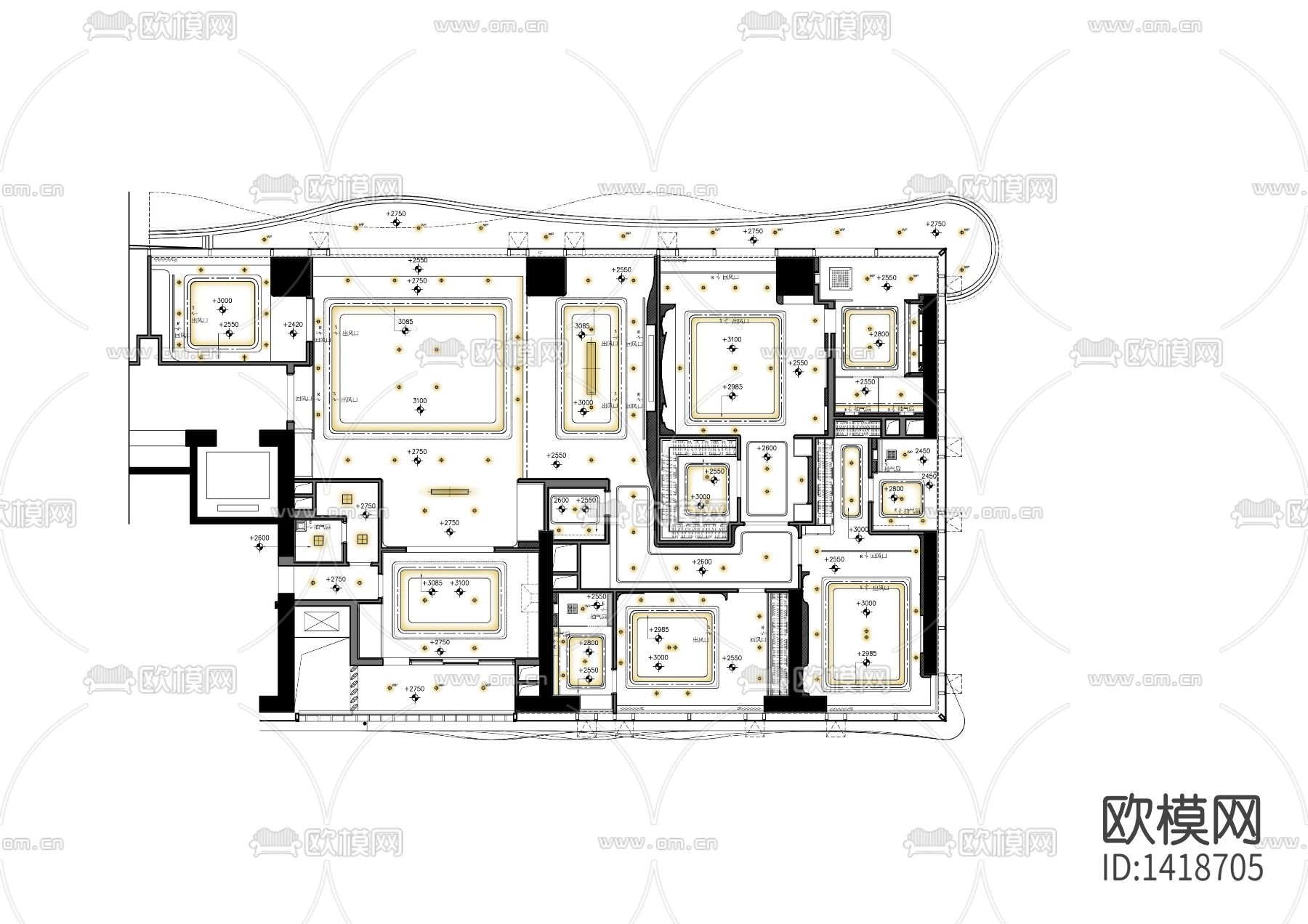 家装cad施工图下载（渲染图2）