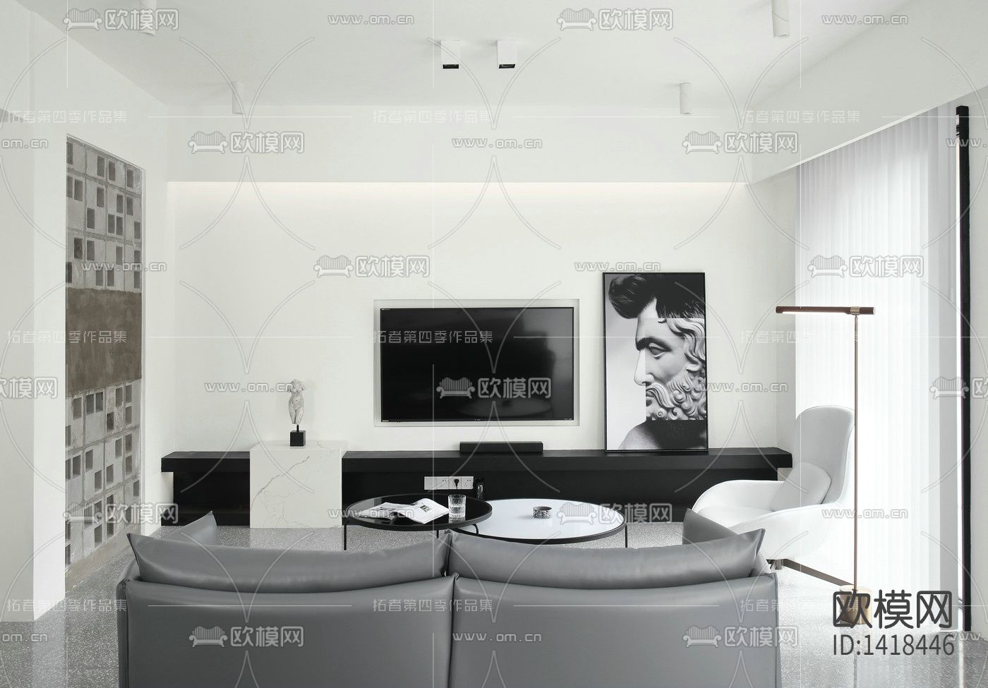 家装cad施工图下载（渲染图7）