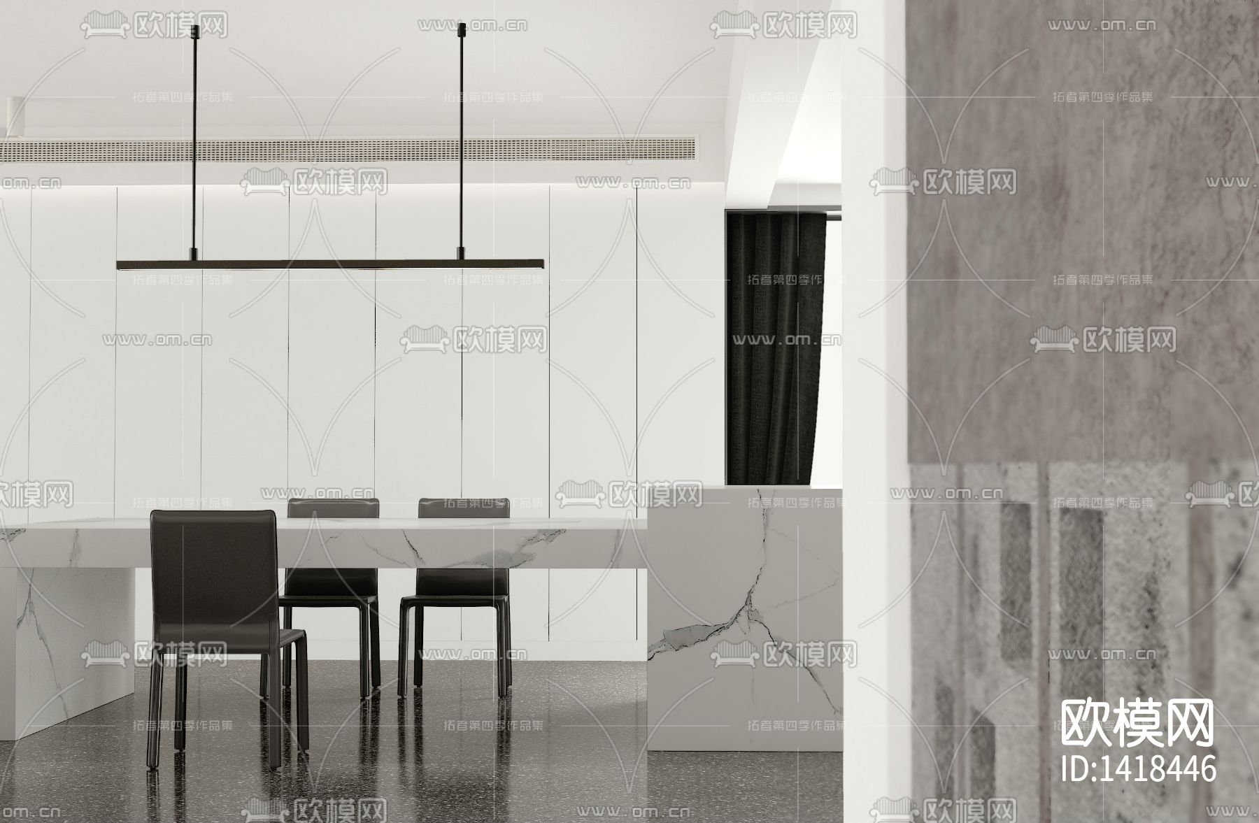 家装cad施工图下载（渲染图8）