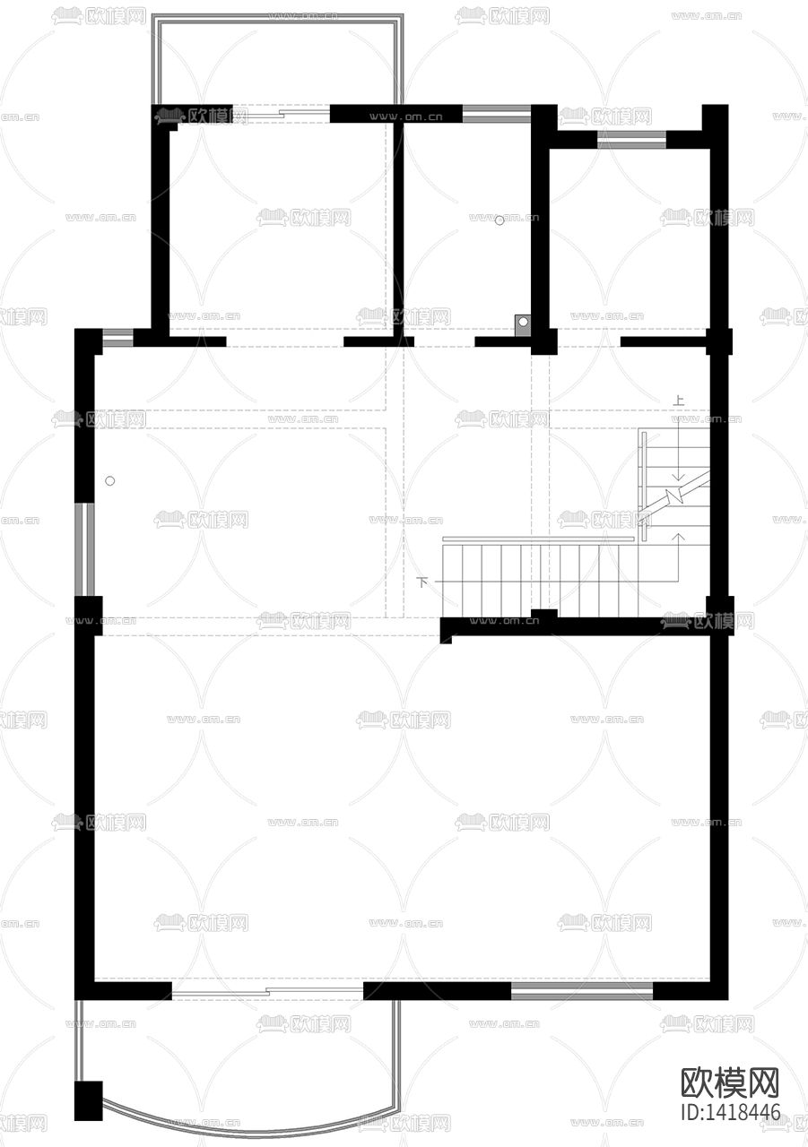 家装cad施工图下载（渲染图6）