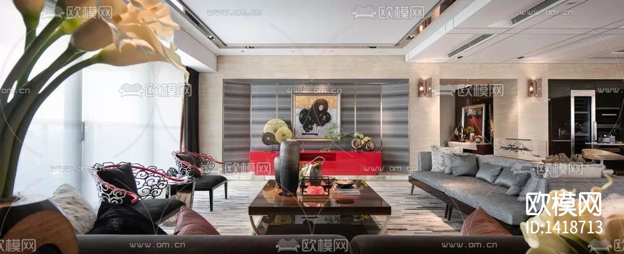 家装cad施工图下载（渲染图8）