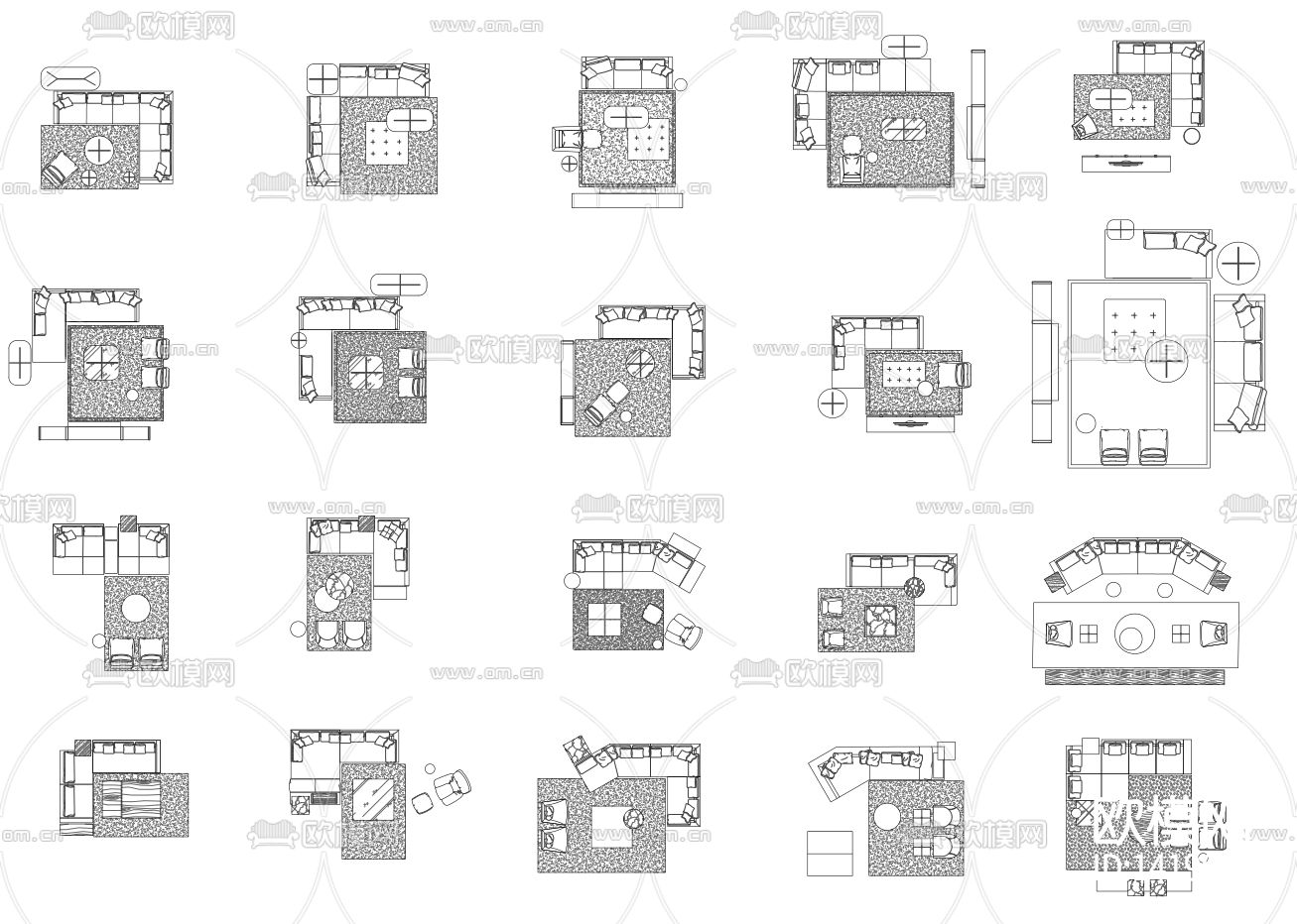 家具cad图库下载（渲染图3）