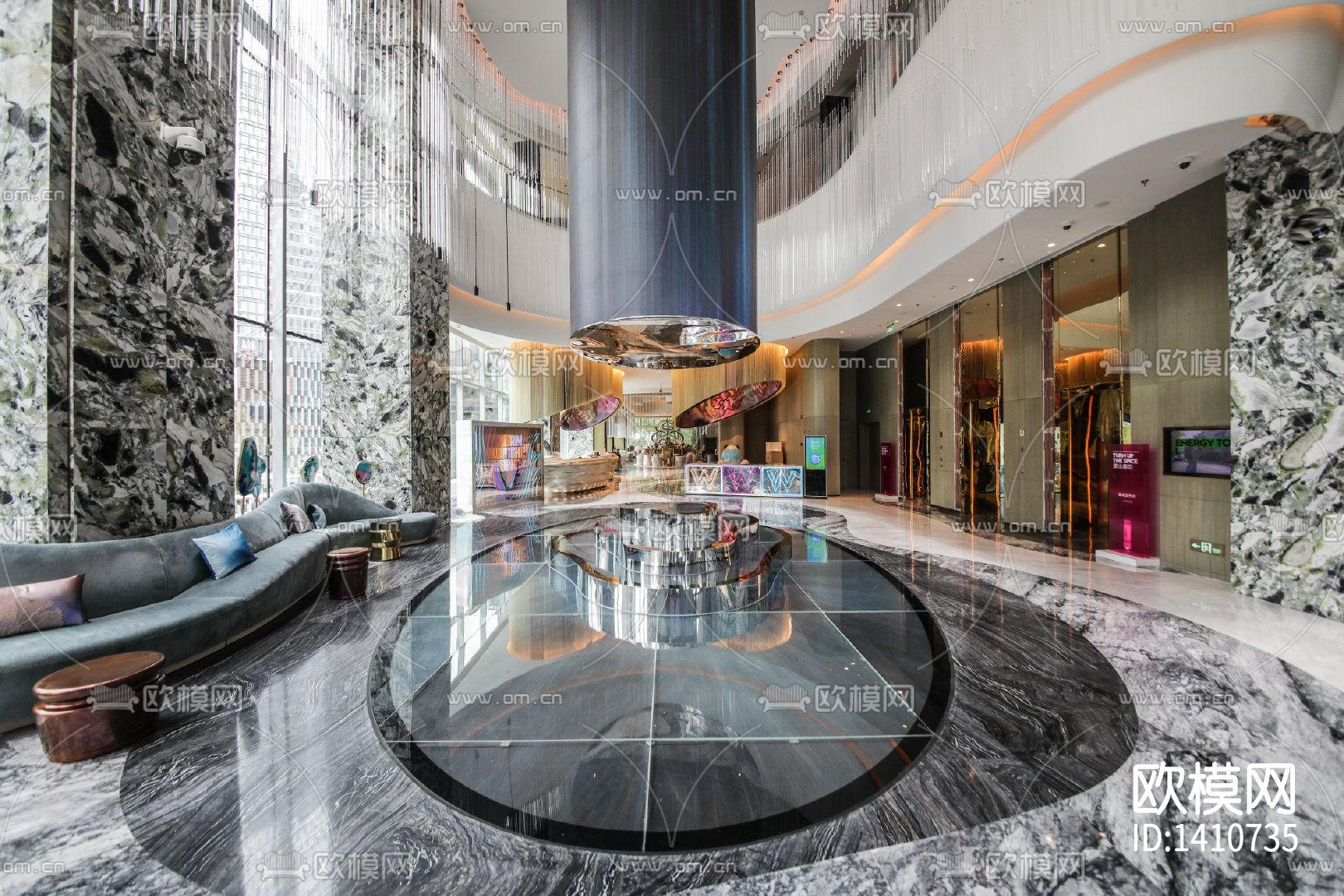 成都W酒店cad施工图