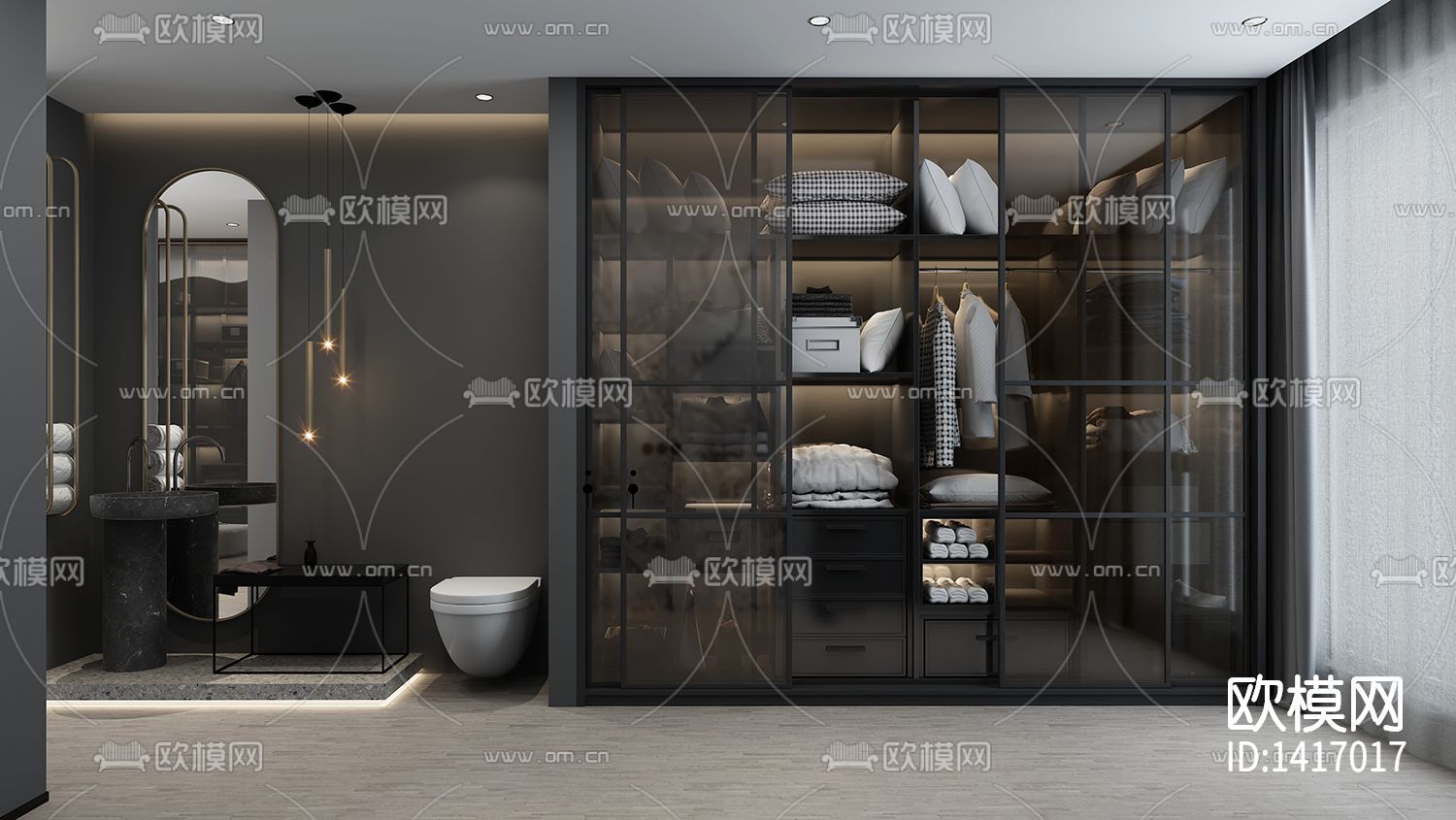 家装cad施工图下载（渲染图7）