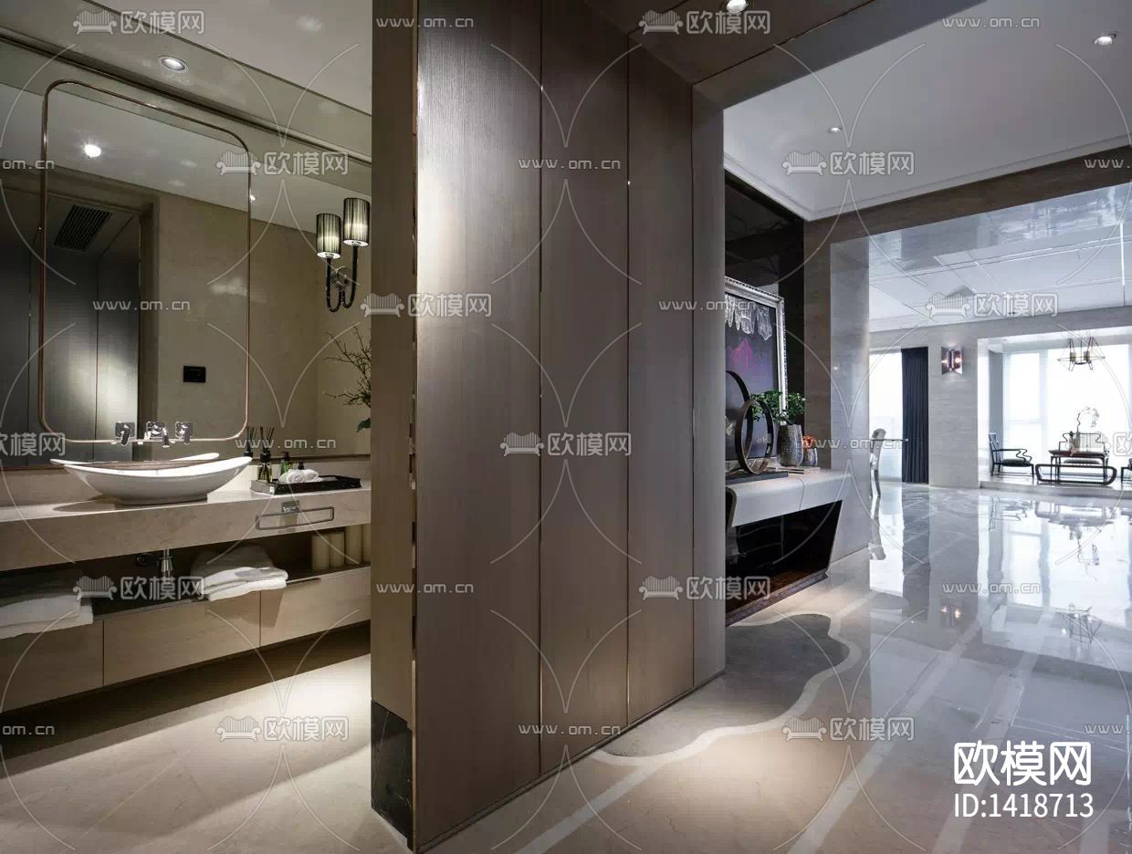 家装cad施工图下载（渲染图6）