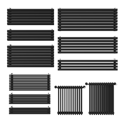  现代暖气片su模型 