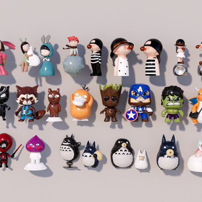  现代儿童玩具su模型 