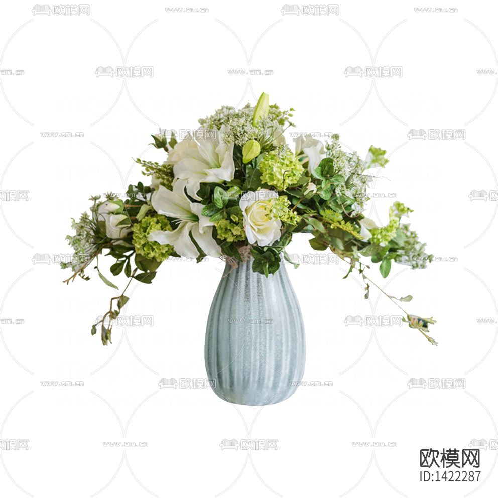 美式简约创意陶瓷花瓶摆放花艺