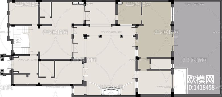 家居cad施工图下载（渲染图6）