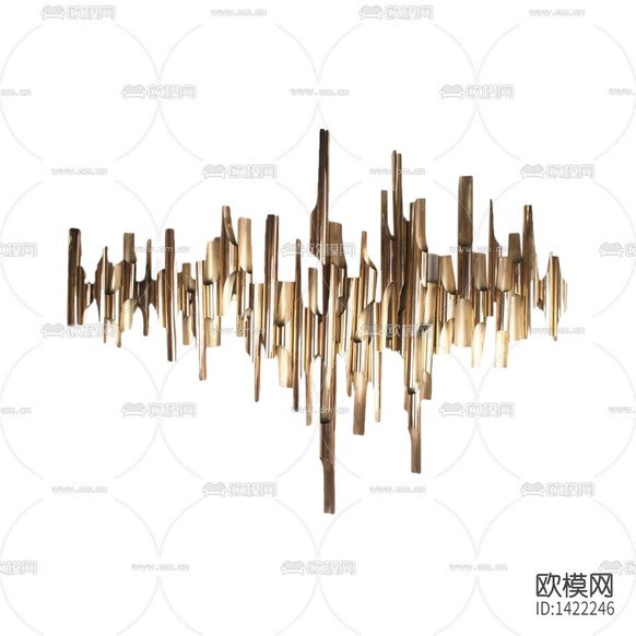 現(xiàn)代輕奢創(chuàng)意金屬壁飾下載