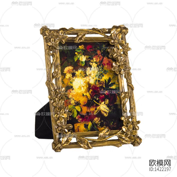欧式古典铜制雕花相框