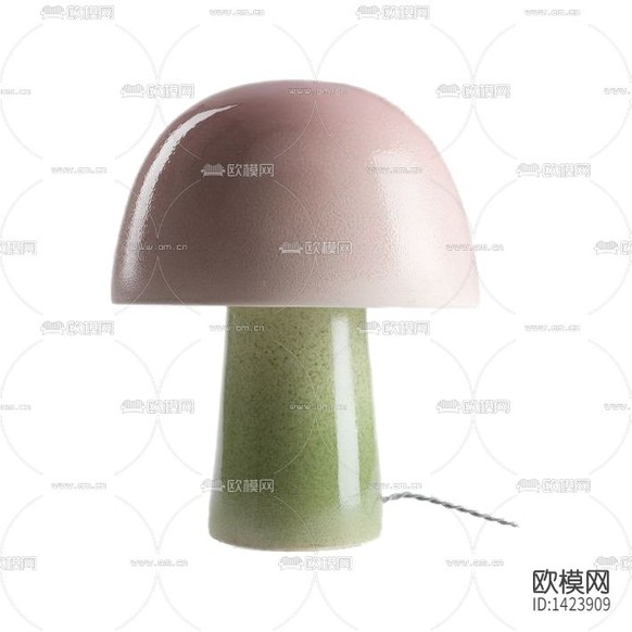 北欧简约创意蘑菇陶瓷台灯下载