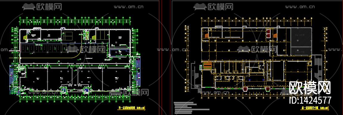 会议室cad施工图下载（渲染图5）