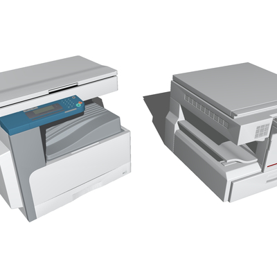  现代打印机su模型 