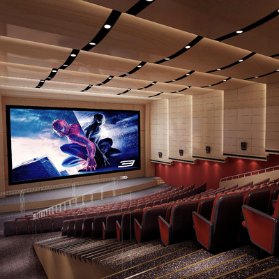 现代电影院放映厅3d模型