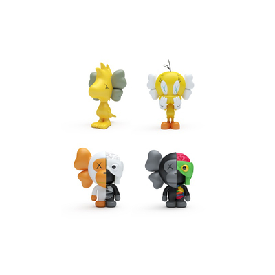  现代KAWS公仔玩具su模型 