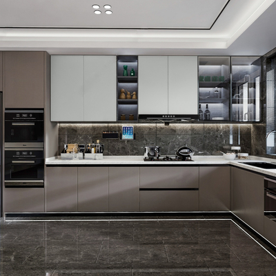  现代厨房橱柜su模型 