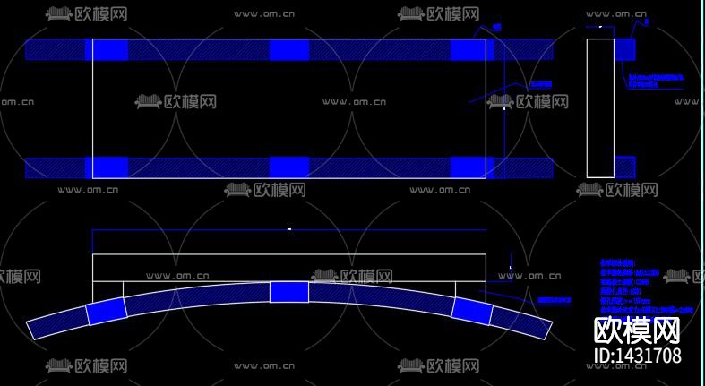 体育馆电子大屏幕结构cad图下载（渲染图8）