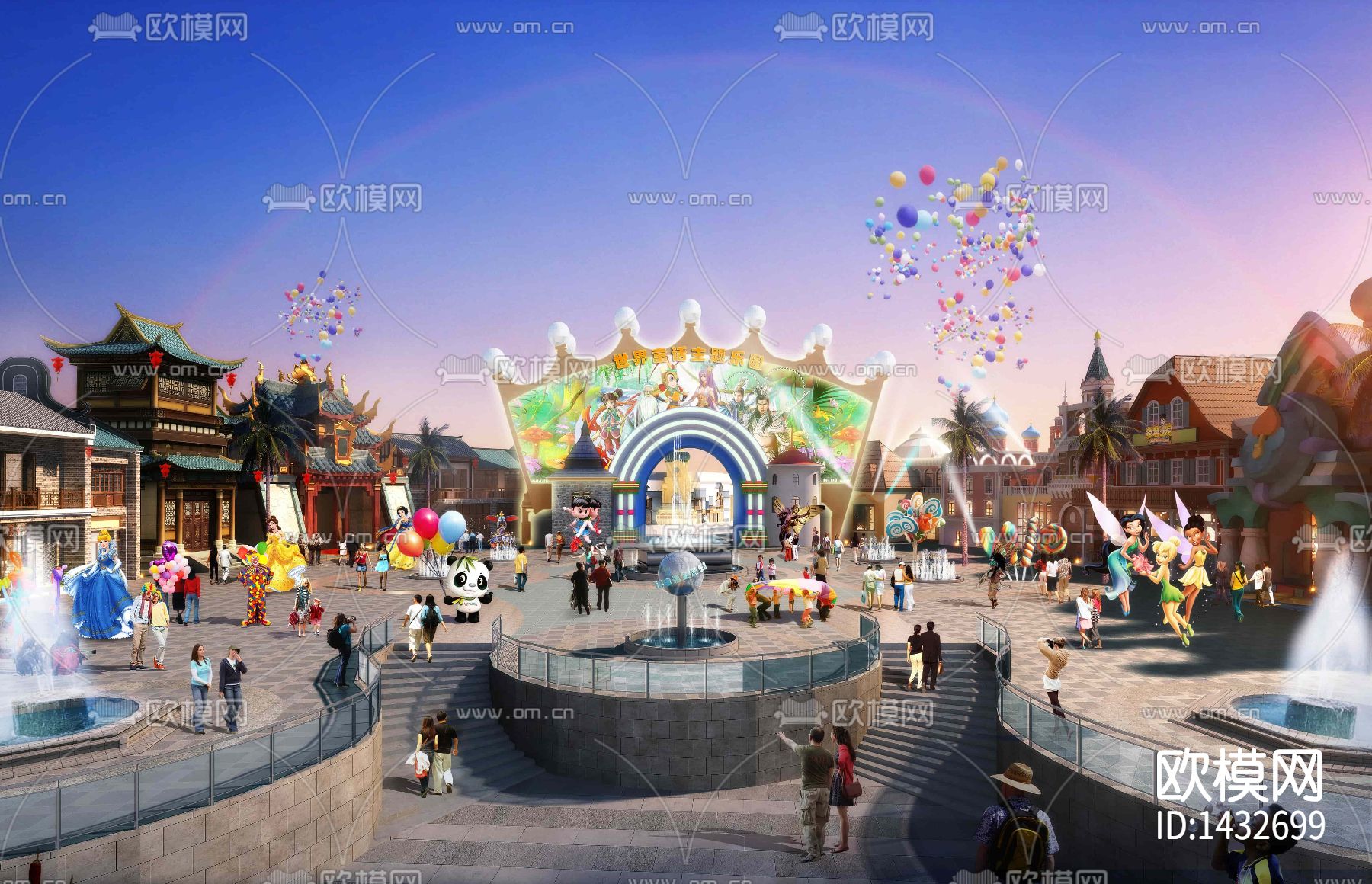 主题乐园建筑cad施工图