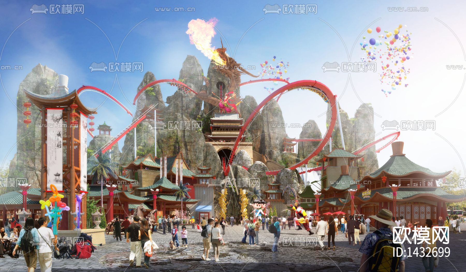 主题乐园建筑cad施工图