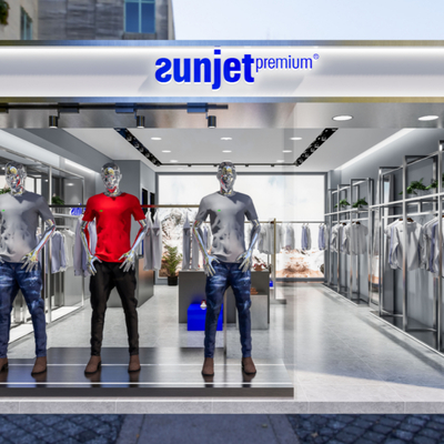  现代潮牌服装店su模型 