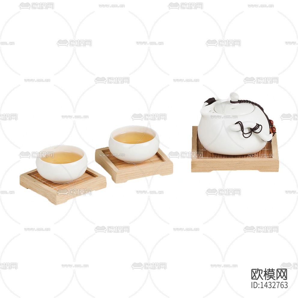 日式简约创意白色陶瓷茶具