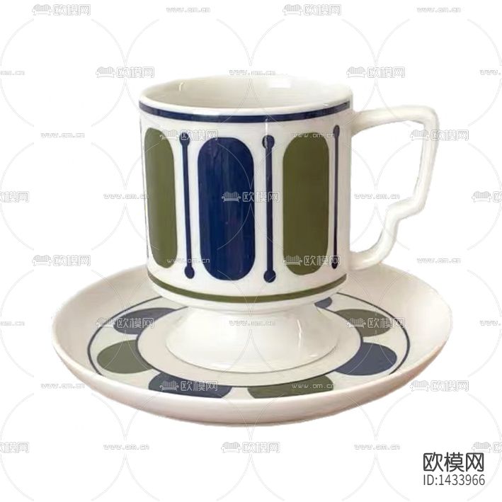 北欧简约创意彩色陶瓷茶杯下载