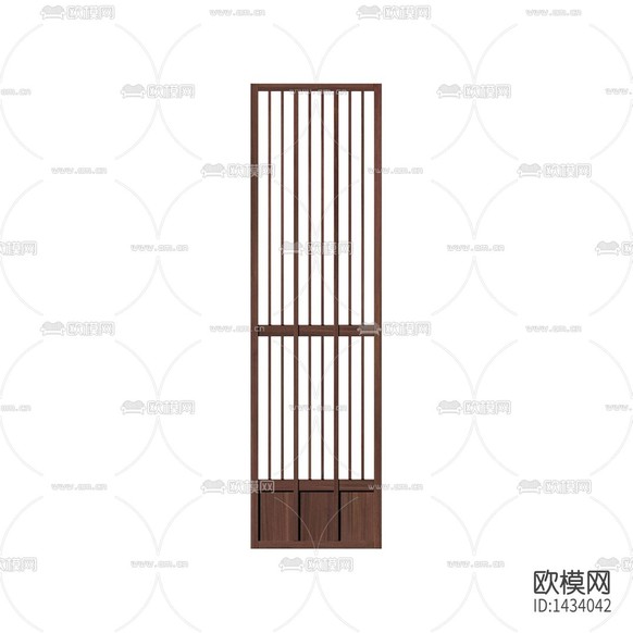新中式禅意实木屏风下载