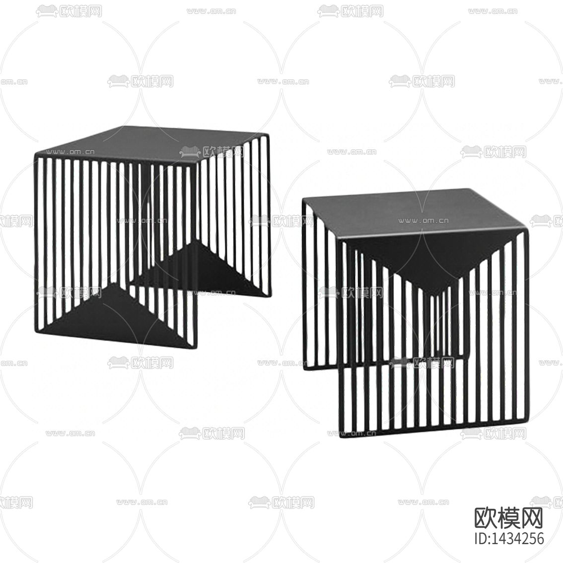 现代简约金属边几下载