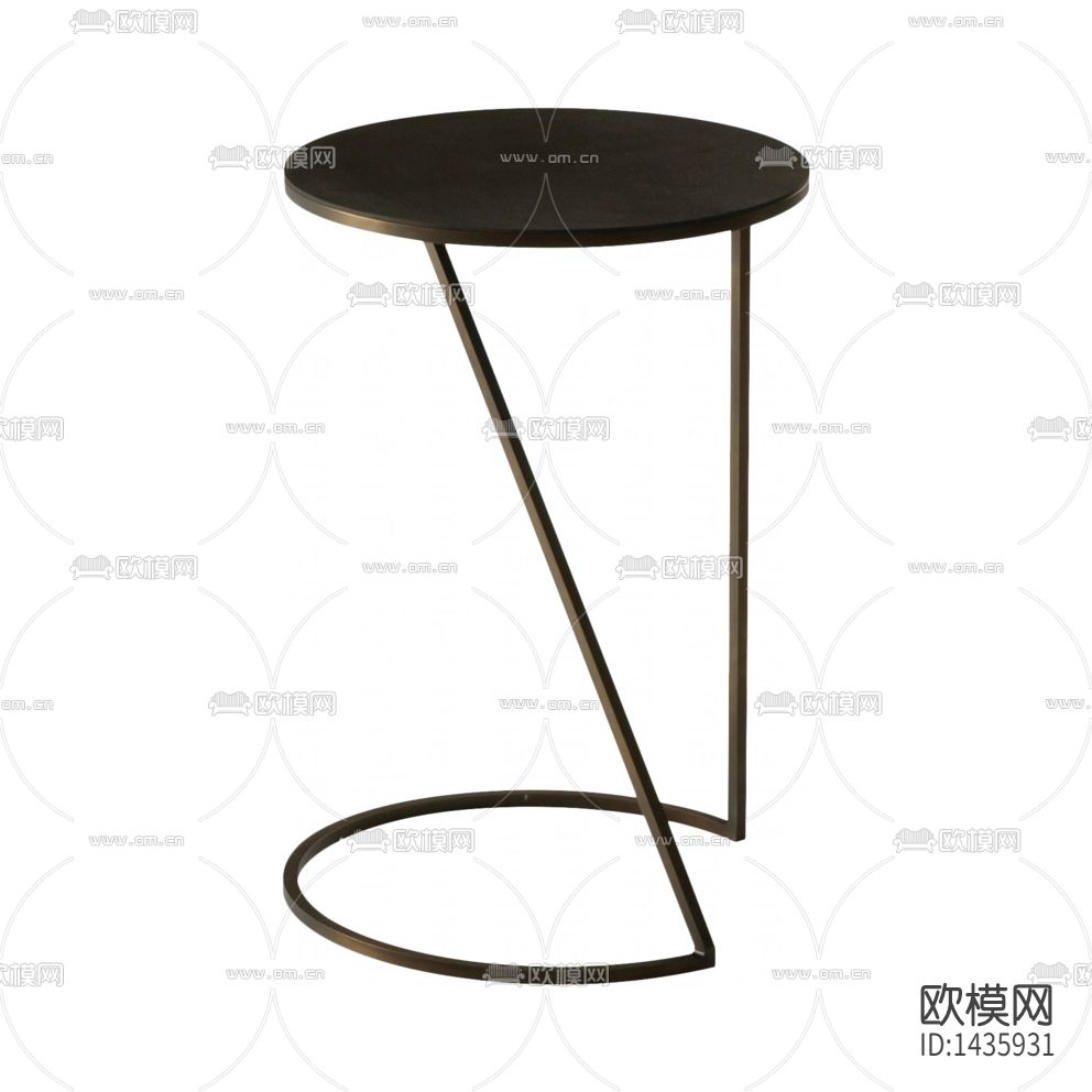 现代极简创意金属边几下载