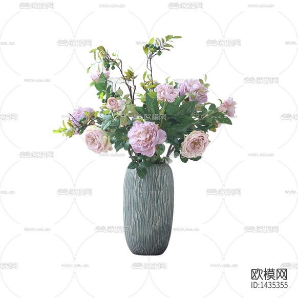 简欧创意陶瓷花瓶摆放花艺下载