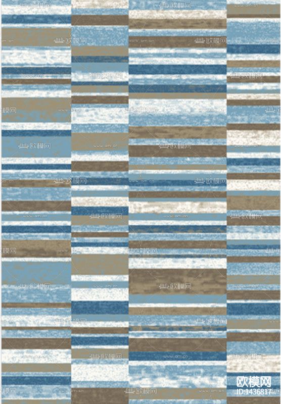 地中海创意线条布艺地毯下载