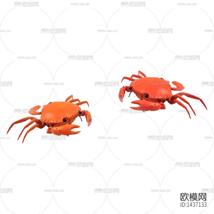 地中海创意螃蟹装饰摆件下载