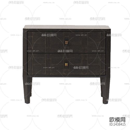 中式古典实木床头柜下载